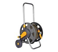 HOZELOCK - Dévidoir Chariot 25M Ultramax : Capacité Max 45m, Cadre Robuste, Tuyau Résistant aux Intempéries, Anti-Vrille, Anti-Torsion et Anti-Écrasement, Fournis avec Lance et Raccords [100-100-433]