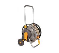 Hozelock Dévidoir chariot 30 m Ø 15 mm – Axe renforcé, livré avec 20 m tuyau [2487R9012]