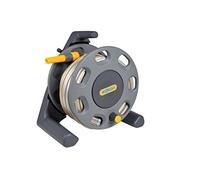 Hozelock Enrouleur de tuyau compact Ltd avec tuyau de 25 m avec connecteurs, multicolore