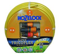 HOZELOCK - Kit Complet Tuyau Premium Super Tricoflex Ultimate Ø 15mm (5/8") 20 M : Tuyau d'Arrosage Ultra Léger, Robuste et Indéformable, Technologies "TNT Non Torsion" et "Soft&Flex" [140834]