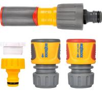 Hozelock Kit De Raccords Pour Tuyau + Pistolet Starter 5 Pièces 3 En 1