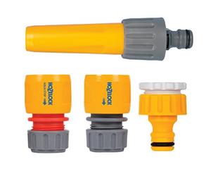 HOZELOCK - Kit lance d'Arrosage Classique Ø 12,5 - 15mm (1/2"- 5/8"): Kit de Démarrage, Nécessaire de Connections, 1 Lance, Idéale pour de Petites Tâches d'entretien, 1 Connecteur Aquastop [2352P0000]