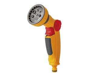 Hozelock Ltd 100-101-497 8 Jet Multi Pistolet pulvérisateur Plus, jaune, 1917,22 cc