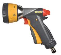 HOZELOCK - Pistolet d'Arrosage Multi-Jets Ultramax Pro Métal: pour l'Arrosage, Usage Intensif, Ergonomique et Extrêmement Robuste (Métal), Fonction Vérouillage et Contrôle du Débit, 7 Jets [2698 0000]