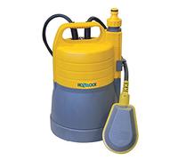 Hozelock - Pompe d'Evacuation Flowmax 4500 : pour Evacuer l'eau des Zones Inondées, Puissance 250W, Débit Max 4000 L/HR, Pompe 2-en-1 (Eaux Claires ou Chargées), Interrupteur à Flotteur [7600 1240]
