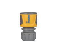 HOZELOCK - Raccord d'Arrosage Rapide Ø 12,5mm - 15mm (1/2"- 5/8") Soft Touch : pour Début de Tuyau, Étanche, Anti-Dérapant [139142]