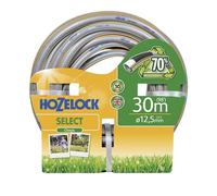 HOZELOCK - Select Tuyau d'arrosage 12,5 mm x 30 m, jusqu'à 70% PVC recyclé, renfort tressé, tuyau d'arrosage résistant, qualité et durabilité, résistant aux intempéries avec protection UV et gel