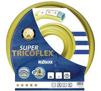 HOZELOCK - Tuyau Premium Super Tricoflex Ultimate Ø 12,5mm (1/2") 20 M : Tuyau d'Arrosage Ultra Léger, Robuste et Indéformable, Technologies "TNT Non Torsion" et "Soft&Flex", 40% PVC Recyclé [ 116758]