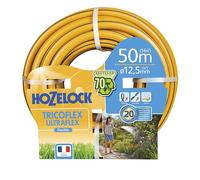 HOZELOCK - Tuyau Tricoflex Ultraflex Ø 12,5mm (1/2") 50 M : Tuyau d'Arrosage Souple, Résistant aux Intempéries, Anti-Vrille et Anti-Torsion, 40% PVC Recyclé [117009]