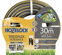 HOZELOCK - Tuyau Tricoflex Ultramax Ø 12,5mm (1/2") 30 M : Tuyau d'Arrosage Robuste, Résistant aux Intempéries, Anti-Vrille, Anti-Torsion et Anti-Écrasement, 40% PVC Recyclé [7930P0000]