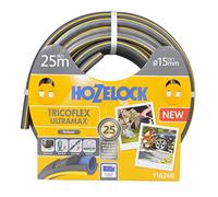 HOZELOCK - Tuyau Tricoflex Ultramax Ø 15mm (5/8") 25 M : Tuyau d'Arrosage Robuste, Résistant aux Intempéries, Anti-Vrille, Anti-Torsion et Anti-Écrasement, 40% PVC Recyclé [116248]