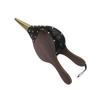 hoziel Soufflet de cheminée 40,1 x 17,8 cm Bois Barbecue Air Blower Bonfire Feu de Camp Marron