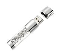 HOZYALE Clé USB 2.0 en Cristal Mignon 32 Go Blanc