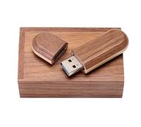 HOZYALE Clé USB 3.0 bicolore en bois - 64 Go - Avec boîte en bois