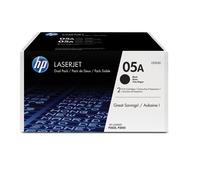 HP 05A 2-pack Black Original LaserJet Toner Cartridges