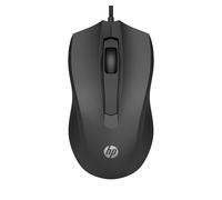 HP 100 Black Wired USB Mouse. Compatible with Windows PC, Notebook, Laptop, Mac
