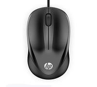HP 1000 - Souris Filaire Noire (USB, 1200 DPI, Ambidextre)