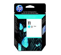 HP 11 - 28 ml - cyan - original - blister - cartouche d'encre - pour Business Inkjet 1000, 1100, 1200, 2300, 2800; DesignJet 110, 70; Officejet Pro K850