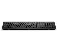 HP 125 Clavier filaire - Taille complète (100%) - filaire - USB - Membrane Key Switch - noir