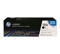 HP 125A - Pack de 2 - noir - original - LaserJet - cartouche de toner (CB540AD) - pour Color LaserJet CM1312 MFP, CP1215, CP1217, CP1515n, CP1518ni
