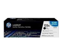 HP 125A Pack x2 Toners LaserJet Noir CB540AD : 2x2200 pages, Compatibilité Imprimantes HP LaserJet, Technologie d'impression laser, 1.2kg
