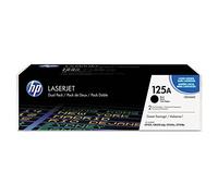 HP 125A pack de 2 toners LaserJet noirs authentiques (CB540A), 2200 pages