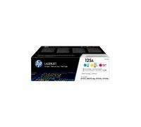 HP 125A pack de 3 toners LaserJet cyan/magenta/jaune authentiques