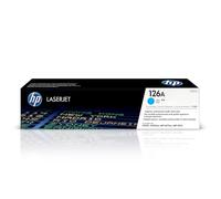 HP 126A CE311A pack de 1, toner Authentique, imprimantes HP LaserJet Pro CP1025/M175/M275, cyan