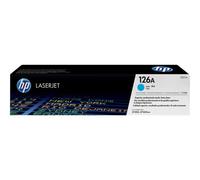 HP 126A - Cyan - original - LaserJet - cartouche de toner (CE311A) - pour Color LaserJet Pro CP1025; LaserJet Pro MFP M175; TopShot LaserJet Pro M275