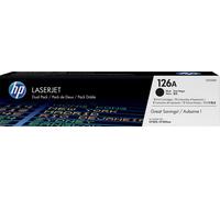 HP 126A Original Lasertoner Doppelpack - noir