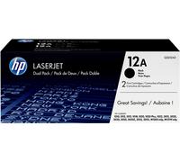 Pack de cartouches de toner d'origine HP 12A Noir - Q2612AD