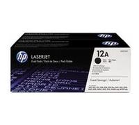HP 12A - Pack de 2 - noir - original - LaserJet - cartouche de toner (Q2612AD) - pour LaserJet 1010, 1012, 1015, 1018, 1020, 1022, 3015, 3020, 3030, 3050, 3052, 3055, M1005 Noir G