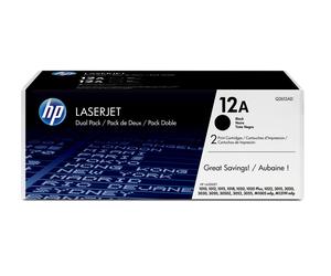 HP 12A pack de 2 toners LaserJet noir authentiques