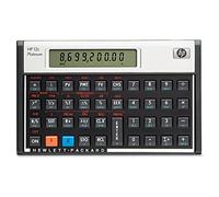 HP 12c calculatrice Bureau Calculatrice financière Aluminium, Noir