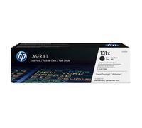 HP 131X 2-pack High Yield Black Original LaserJet Toner Cartridges