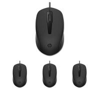 HP 150 Souris Ambidextre USB Type-A Optique 1600 DPI (Lot de 4)