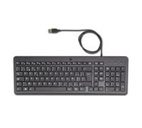 HP 150 Wired Keyboard clavier Universel USB AZERTY Belge Noir
