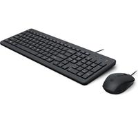 HP 150 Wired Mouse and Keyboard clavier Souris incluse USB Noir