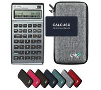 HP 17bll+ avec Housse de Protection WYNGS Incluse Gris Clair - Calculatrice Financière - Pack de Base