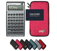 HP 17bll+ avec Housse de Protection WYNGS Incluse Rose - Calculatrice Financière - Pack de Base