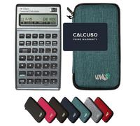 HP 17bll+ avec Housse de Protection WYNGS Incluse Turquoise - Calculatrice Financière - Pack de Base