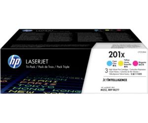 HP 201X (CF253XM) - 3-couleurs - Toner - Grande capacité - Multipack