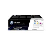 HP 201X Pack de 3 Cartouches de toner couleur grande capacité authentiques (CF253XM)