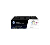 HP 201X Pack de 3 toners Cyan, Magenta, Jaune 3x 2300 pages