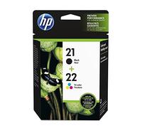 HP 21/22 Cartouche d'encre d'origine Pack de 2 Noir Cyan Magenta Jaune