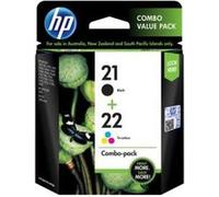 HP 21/22 Combo Pack - pack de 2 - noir, couleur (cyan, magenta, jaune) - originale - cartouche d'encre G