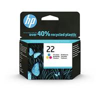 HP 22 - 5 ml - couleur (cyan, magenta, jaune) - original - cartouche d'encre - pour Deskjet F2185, F2187, F2210, F2235, F2240, F2275, F2280, F2290, F375, F4175, F4190, F4194