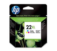 HP 22XL Cartouche d'Encre Trois Couleurs grande capacité Authentique (C9352CE)
