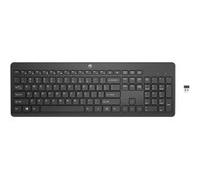 HP 230 - Clavier - sans fil - 2.4 GHz - QWERTY - Anglais - noir - pour OMEN by HP Laptop 16; Victus by HP Laptop 16; Laptop 14, 15, 17; Pavilion Plus Laptop 14 G