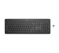 HP 230 Clavier Sans Fil Allemand QWERTZ Noir - Clavier Gomme Silencieux, Connexion USB 2.4 GHz, Autonomie 16 Mois
